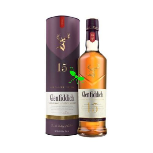 Glenfiddich Whisky Single Malt 15 ans 40% emballage