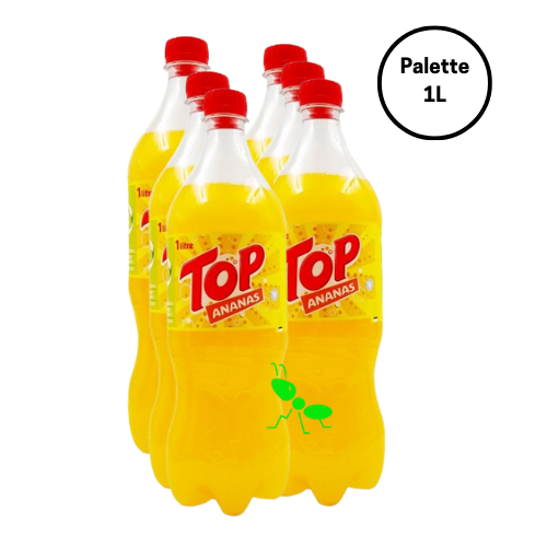 Top Ananas palette 6x1l Brasseries du Cameroun