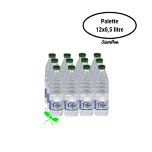 Eau minérale naturelle Vitale – Palette de 12 bouteilles x 0,5 litre