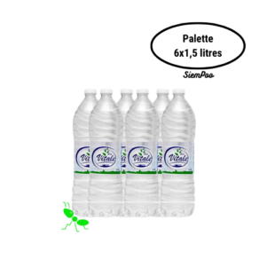 Eau minérale naturelle Vitale – Palette de 6 bouteilles x 1,5 litres