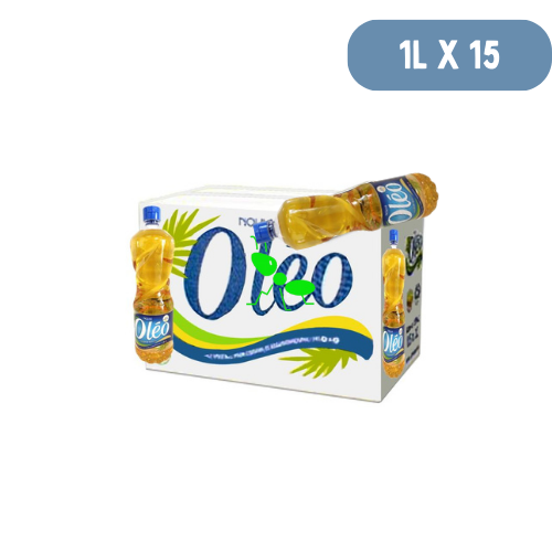 Oléo Huile végétale raffinée carton 1 litre x 15 bouteilles
