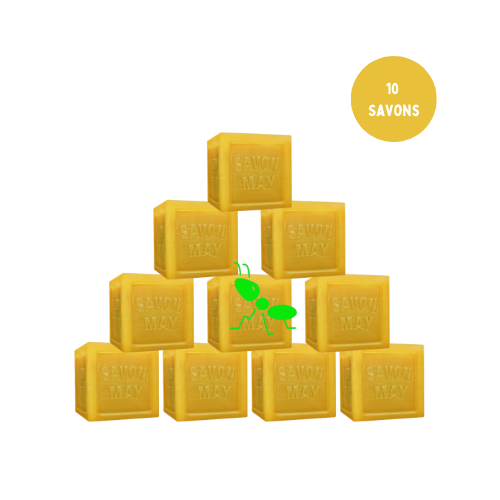 Lot de 10 savons May de 400 grammes